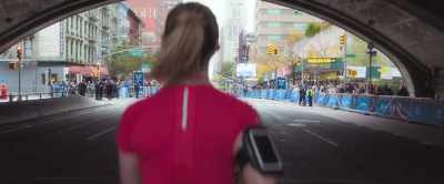 [noisemakers rattling] - Brittany Runs a Marathon