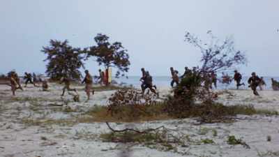 None of these guys can
really see that coming. - The Pacific War in Color
