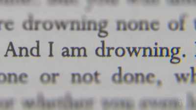 "none of these things
"And I am drowning." - Books That Made Us