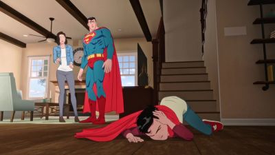 Nope. Can't fly. - Batman and Superman: Battle of the Super Sons