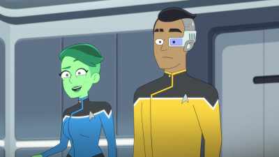 Nope. I mean keep,
like "you keep it." - Star Trek: Lower Decks