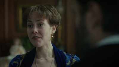 Nora, take the child and
bring some tea for our guest. - Angelica
