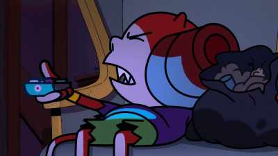 Norma, go away. I'm trying to watch TV. - Dead End: Paranormal Park