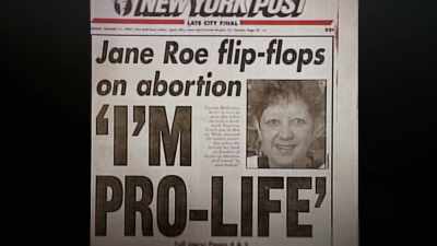 - Norma McCorvey has joined
a leading anti-abortion group - AKA Jane Roe