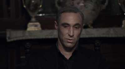 [normal voice] My mortician,
Randolph, is equally as busy, - The Amityville Harvest