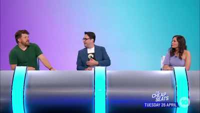 Normally...
"Anyone dead?" (KNOCKS ON TABLE) - Would I Lie to You?