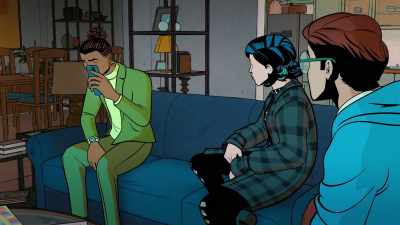 [Norman on call]
Harry, put Peter on the phone. - Your Friendly Neighborhood Spider-Man