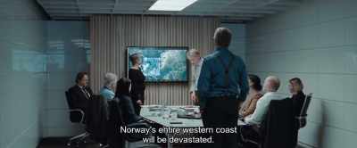 Norway's entire western coast
will be devastated. - The Burning Sea