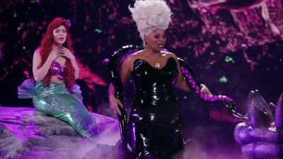 ♪ Not a note, not a whisper
from your throat ♪ - The Little Mermaid Live!