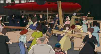 Not a single man. - Porco Rosso