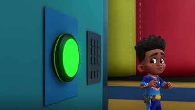 -"Not again" what?
-[robot voice] Hello. - Firebuds