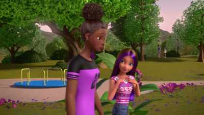 Not completely.
I got their website info. - Barbie: A Touch of Magic