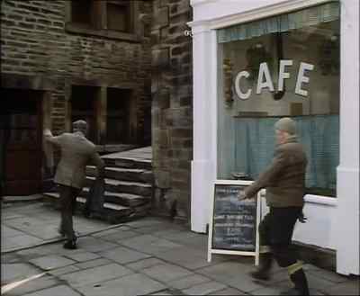 Not so fast, Cleggie!
Tha'll catch up with Mavis Poskit! - Last of the Summer Wine