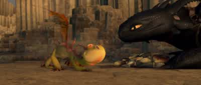 Not so fireproof on the inside, are you? - How to Train Your Dragon