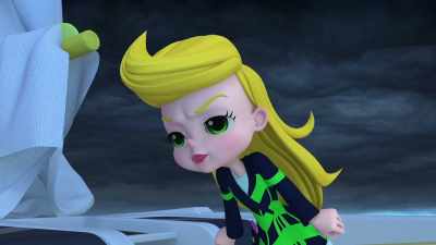 Not funny, black cloud!
Do you know who my daddy is!? - Rainbow Rangers