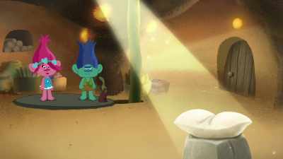 Not gone. Stolen by the only other person
who had the passcode. - Trolls: The Beat Goes On!