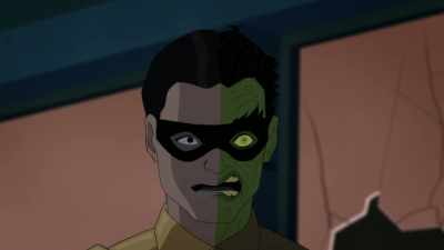 Not if I put you in the ground first.
(LAUGHING) - Batman vs  Two Face