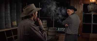 Not in here, you idiot.
Do you want to blow us all up? - The Sons of Katie Elder