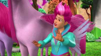 Not just for defeating
Will the Wizard Lizard, - Barbie: A Touch of Magic