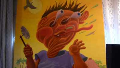 Not as kid art or card art but - 30 Years of Garbage: The Garbage Pail Kids Story