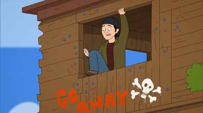 Not "live,"
"leave," you knob. - Corner Gas Animated