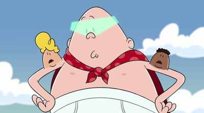 -Not for long.
-[squeaking] - The Epic Tales of Captain Underpants in Space