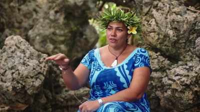 Not many people
get to dive under the ocean - Protecting Paradise: The Story of Niue