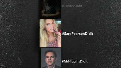 Not to mention,
Sara's alibi is rock-solid. - American Vandal