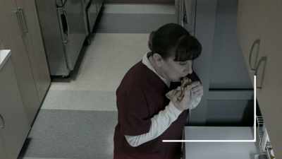 Not Miss Sacred Cow going
medieval on a cheeseburger - The Rookie: Feds