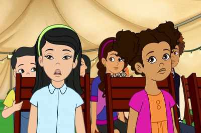 Not so much a slice, more of a cylinder. - The Magic School Bus Rides Again