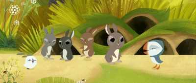 -Not now, May. Maybe later.
-Okay, Oona. - Puffin Rock and the New Friends