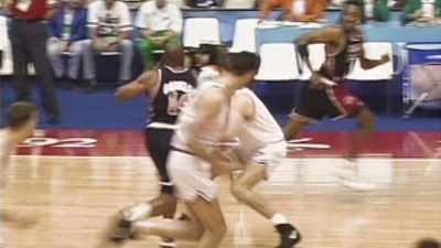 Not only was it just me and Michael,
but every guy on the Olympic team - The Last Dance