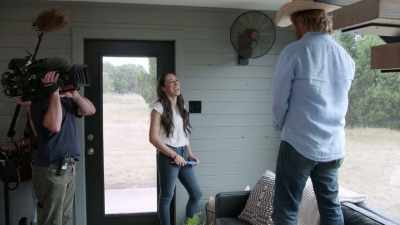 Not the fan --
be mad at the camera. - Fixer Upper: Behind the Design