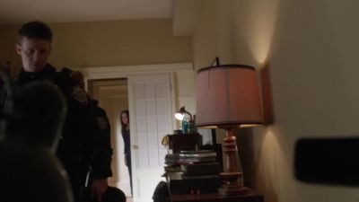 Not the pizza box.
The box on the bed. - Blue Bloods