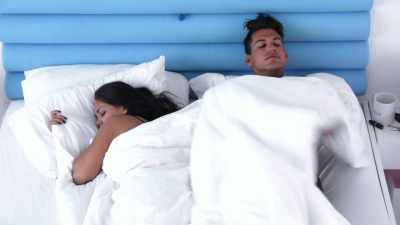 Not you two.
You can't be trusted. - Love Island