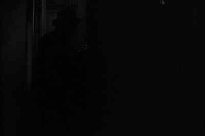 Nothing but black curtains. - Charlie Chan at Treasure Island