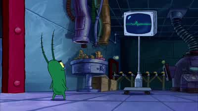 Evil Plan Z is working perfectlyNothing can stop me nowNothing except SpongeBob and his pink friendMy sensors indicate that they're going after the crownIf they make it backNeptune might discover some fingerprintsTiny fingerprintsStubby tiny - The SpongeBob SquarePants Movie