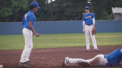 ♪ Nothing can stop us now ♪ - Running the Bases