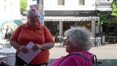 Nothing like
a bit of fresh air. (LAUGHS) - Miriam Margolyes: Australia Unmasked
