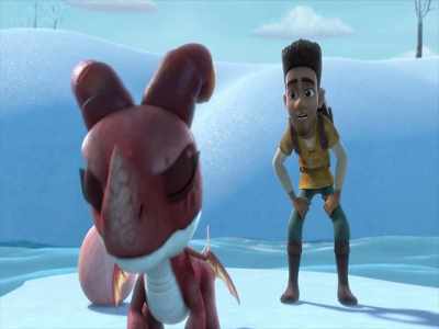 Nothing on this chunk of ice but ice. - Dragons: Rescue Riders