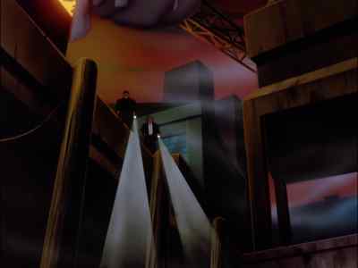 Nothing over here, boss. - The New Batman Adventures