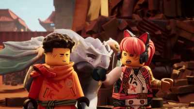 -Nothing.
-[Riyu growls] - LEGO Ninjago: Dragons Rising