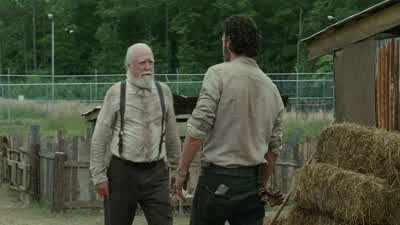 Nothing wrong with staying close, Rick. - The Walking Dead