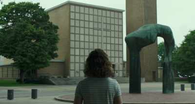 Notice how the cross and the doors - Columbus