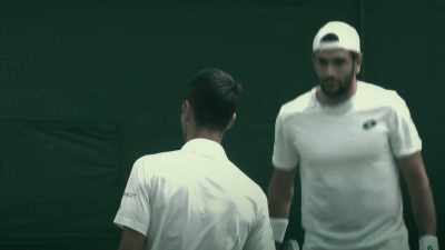 Novak Djokovic versus Matteo Berrettini. - Break Point