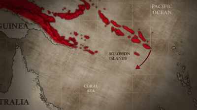 NOW A FLEET IS ON THE WAY
TO COMPLETE THE CONQUEST... - The Pacific War in Color