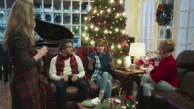 Now a journalist wants to get to know us
and can expose us. - Christmas in Pine Valley