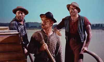 - now, ain't that obligin'
of them cornhuskers, - Davy Crockett and the River Pirates