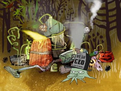NOW ALLOW ME TO EXPLAIN THE CONTAMINATION PROCESS - Squidbillies