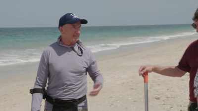 Now, anybody else comes
down here with a metal detector, - Beyond Oak Island